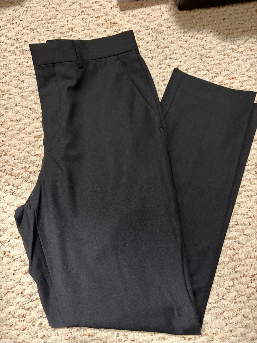 Express Men's Black Dress Pants – Slim Straight